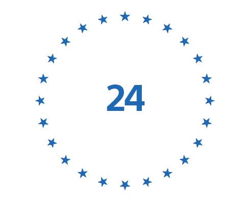 24 stars